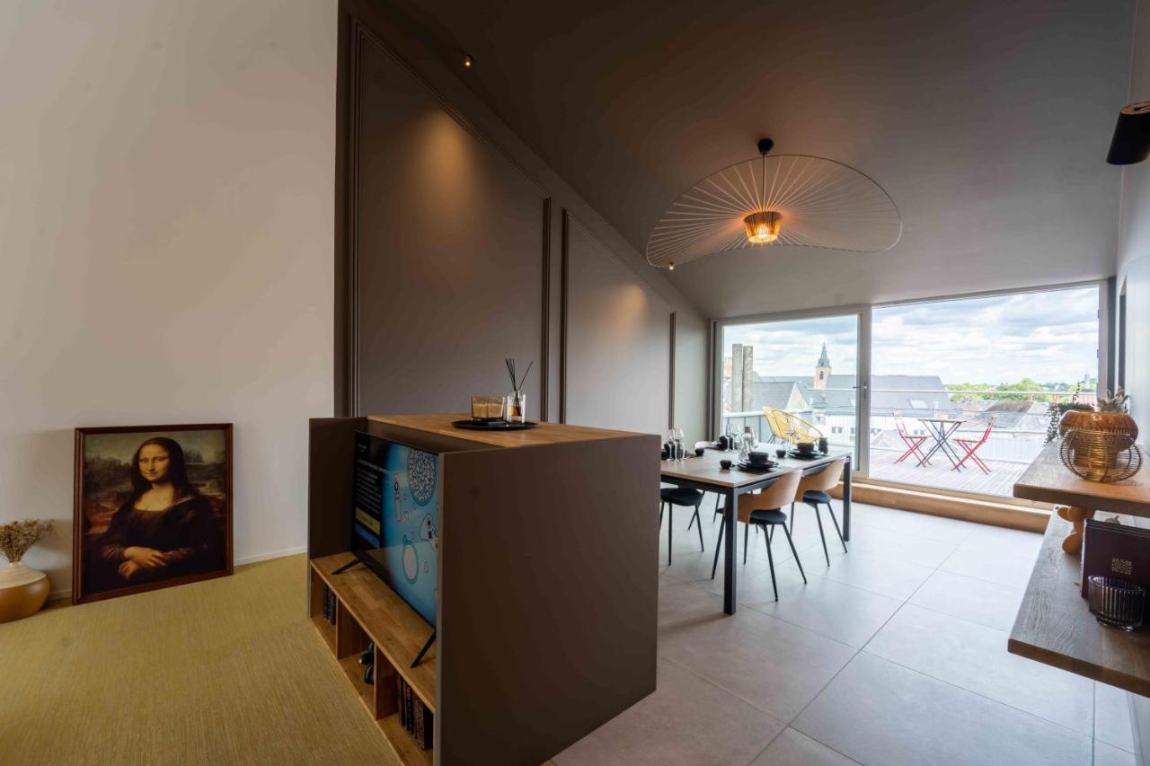 Luxury Penthouse & Terrace - Mons City Center Exterior foto